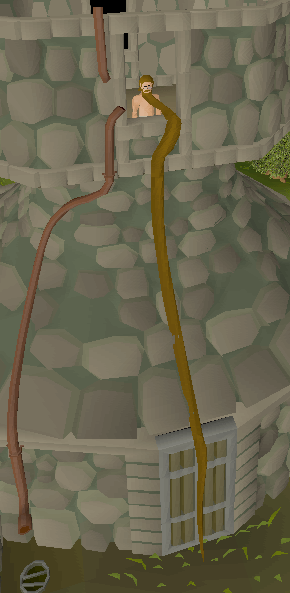 The stone tower near Goblin Village and Ice Mountain