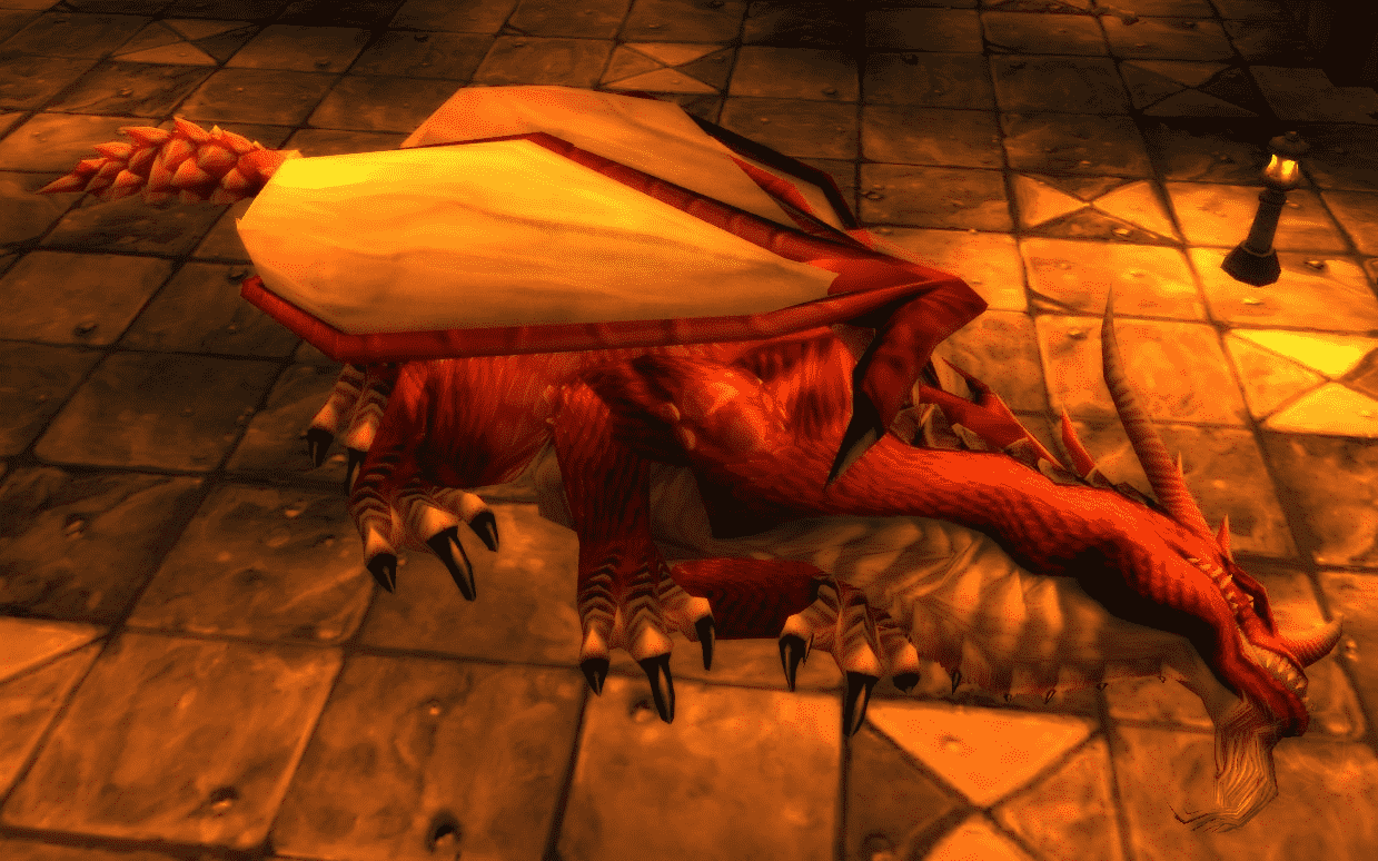 Vaelastrasz the Corrupt boss encounter in WoW Classic