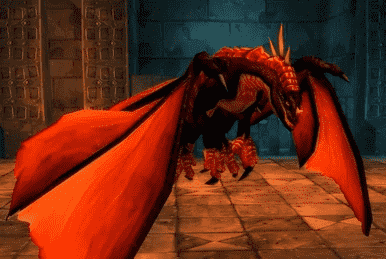 Firemaw boss fight in Blackwing Lair