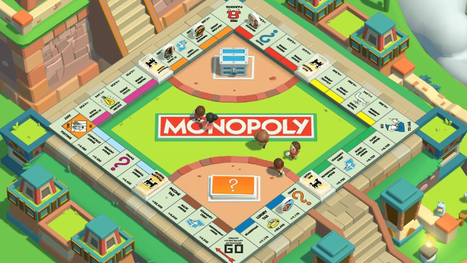Step-by-step guide image showing app install for Monopoly Go dice trick
