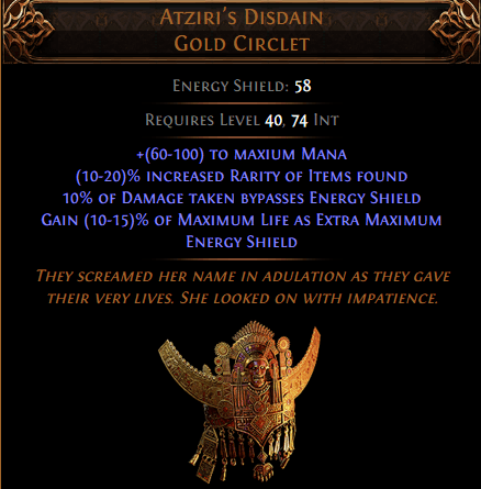 Atziri's Disdain