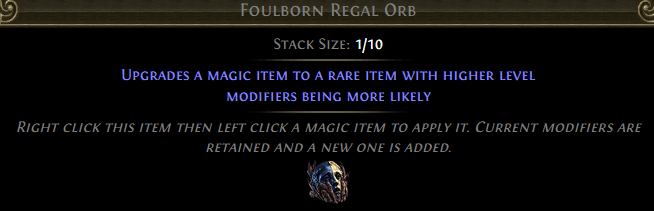 Foulborn Regal Orb
