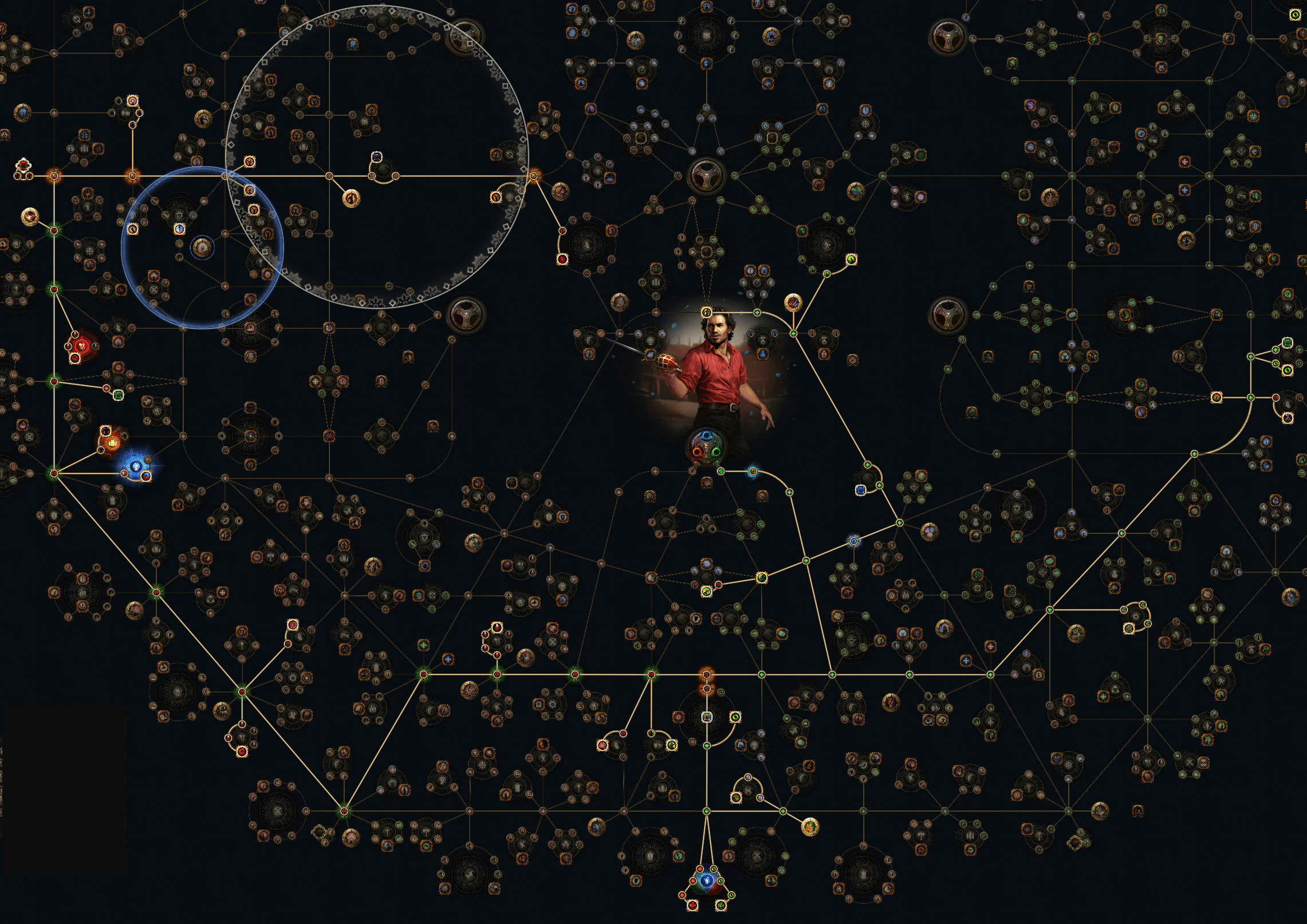 Passive Tree for Bleed Puncture Gladiator PoE 3.27