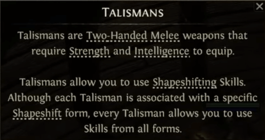 Runes compatible with Druid Talisman weapon