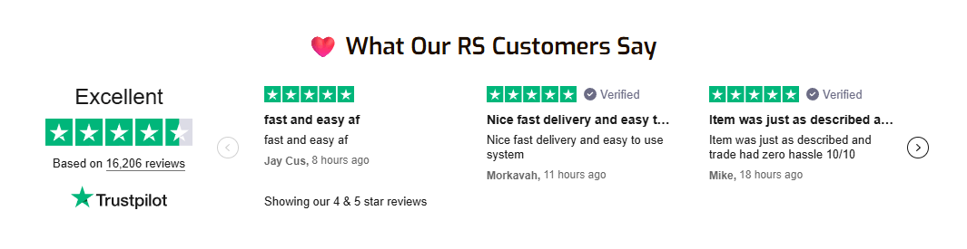 Trustpilot rating
