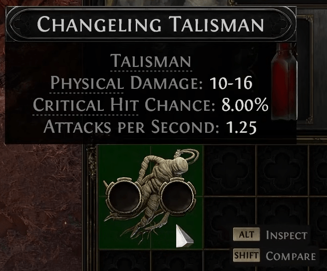 PoE 2 Animal Talisman