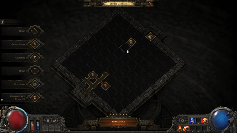 PoE 2 Fate of the Vaal Temple Console blueprint