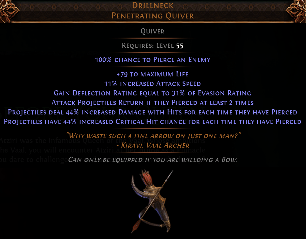 Drillneck Bow