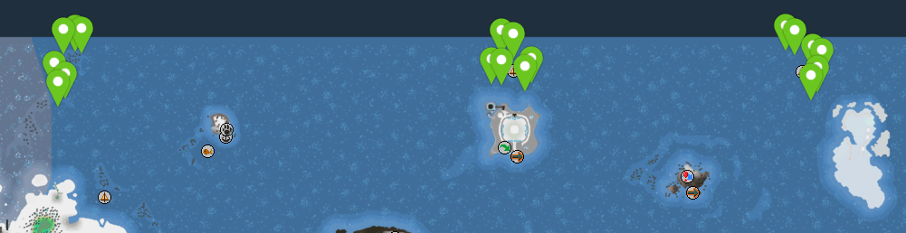 Fremennik shipwreck locations