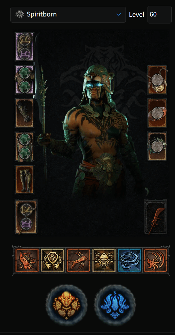 Rake Spiritborn build in Diablo 4 Season 11