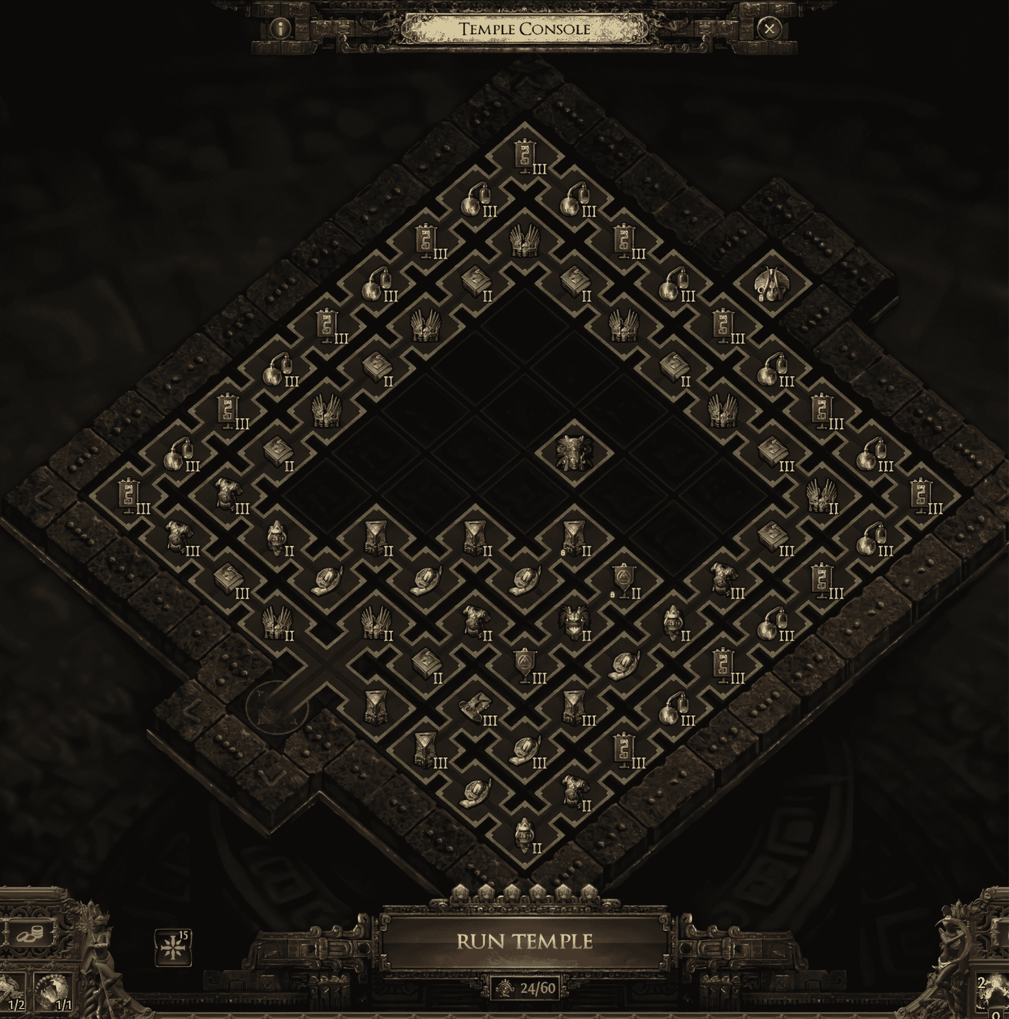 PoE 2 Vaal Temple layout example
