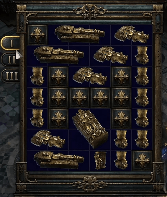 Legacy of Phrecia Idols interface