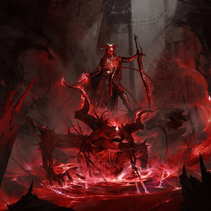 Diablo 4 Warlock class artwork