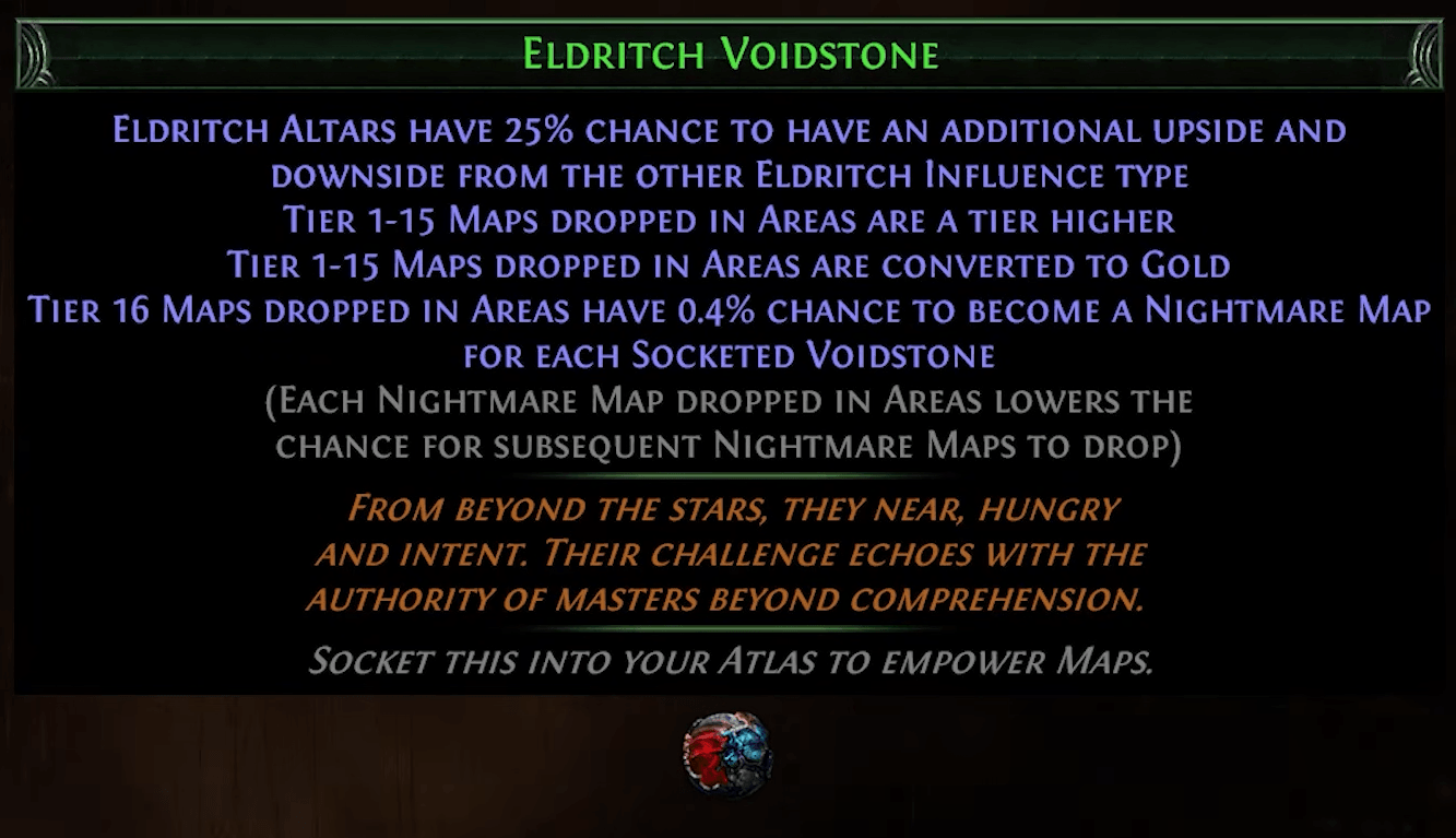 Voidstone Atlas UI