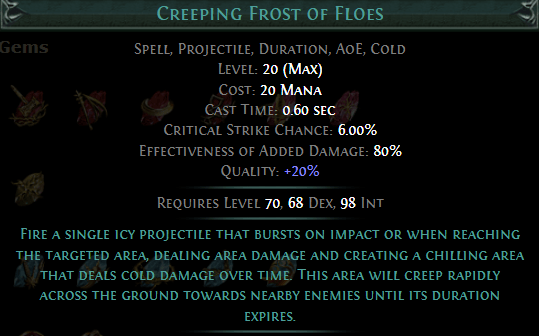 Creeping Frost of Floes