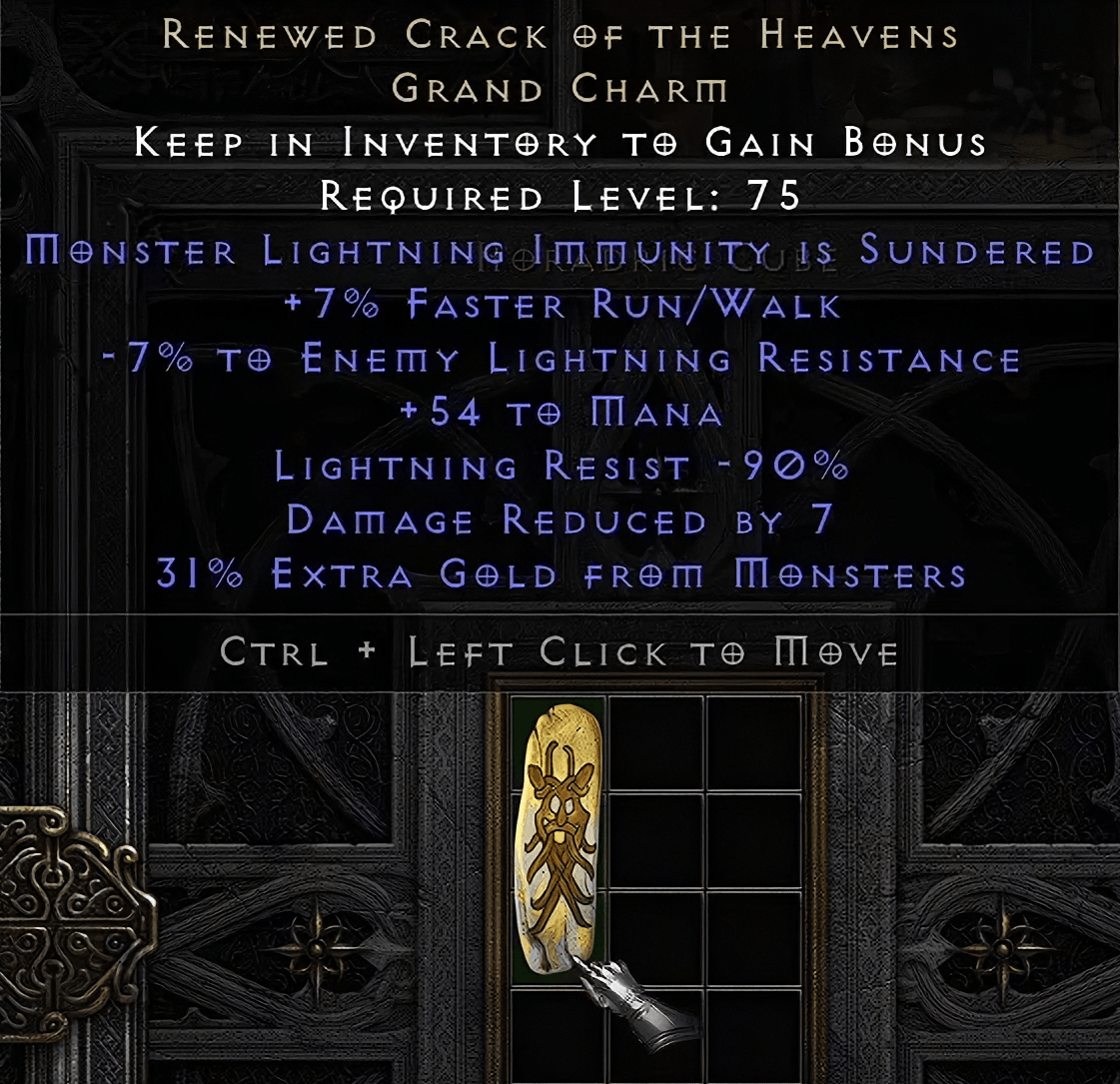Horadric Cube recipe Renewed Crack of the Heavens Diablo 2 Resurrected
