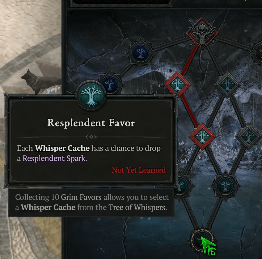 Resplendent Favor node