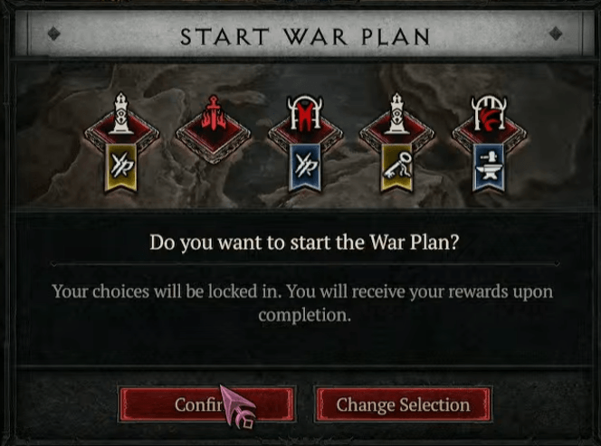 War Plans playlist prompt