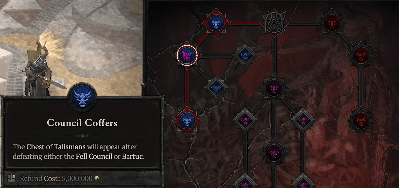 Council Coffers node