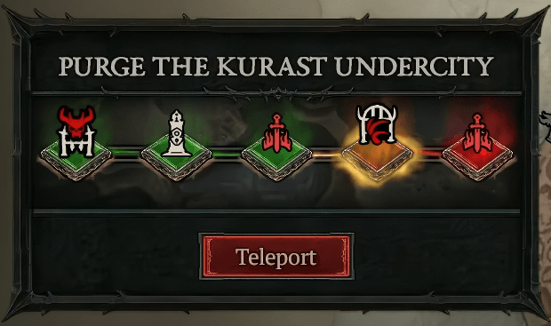 Teleport to War Plans activity