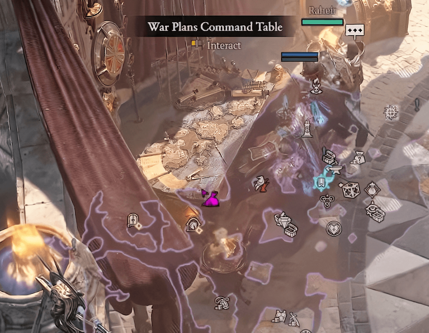 War Plans Command Table in Temis