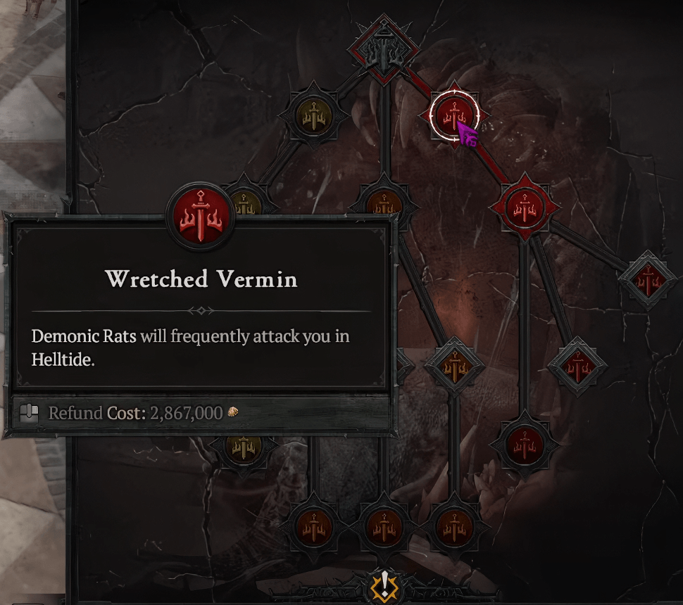 Wretched Vermin node