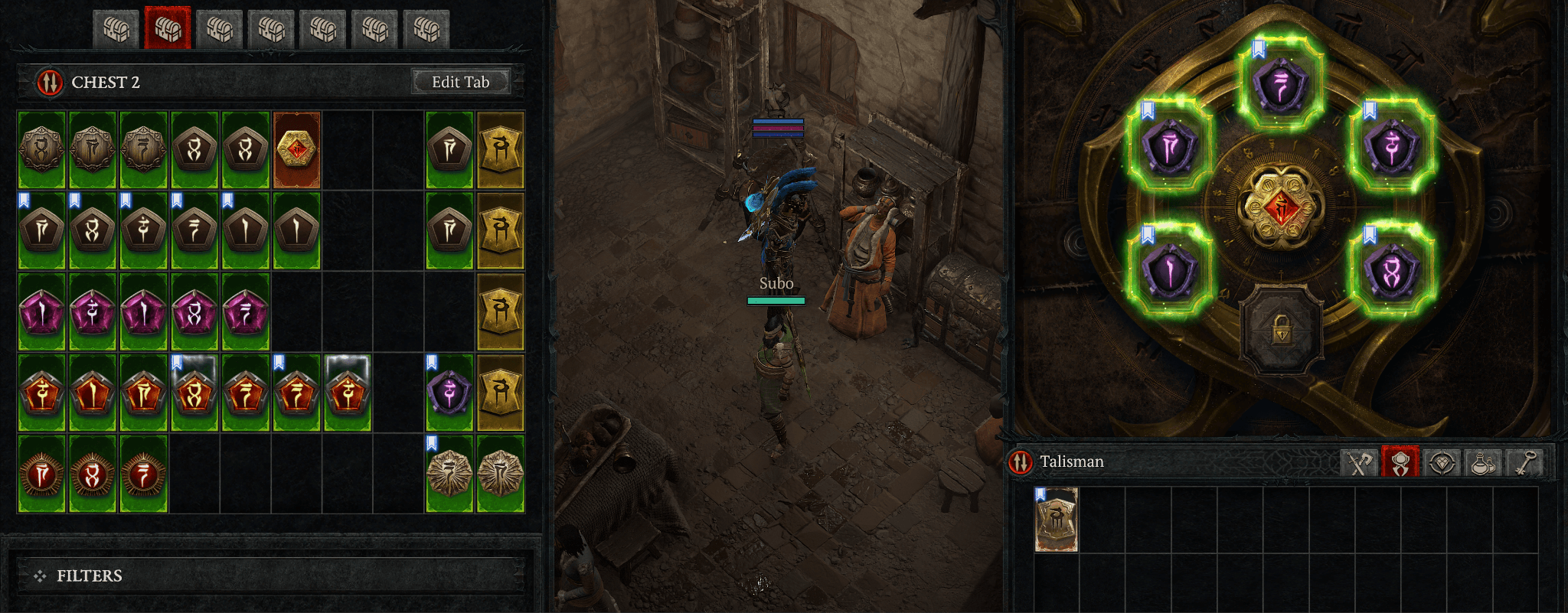 Diablo 4 Lord of Hatred talisman system interface