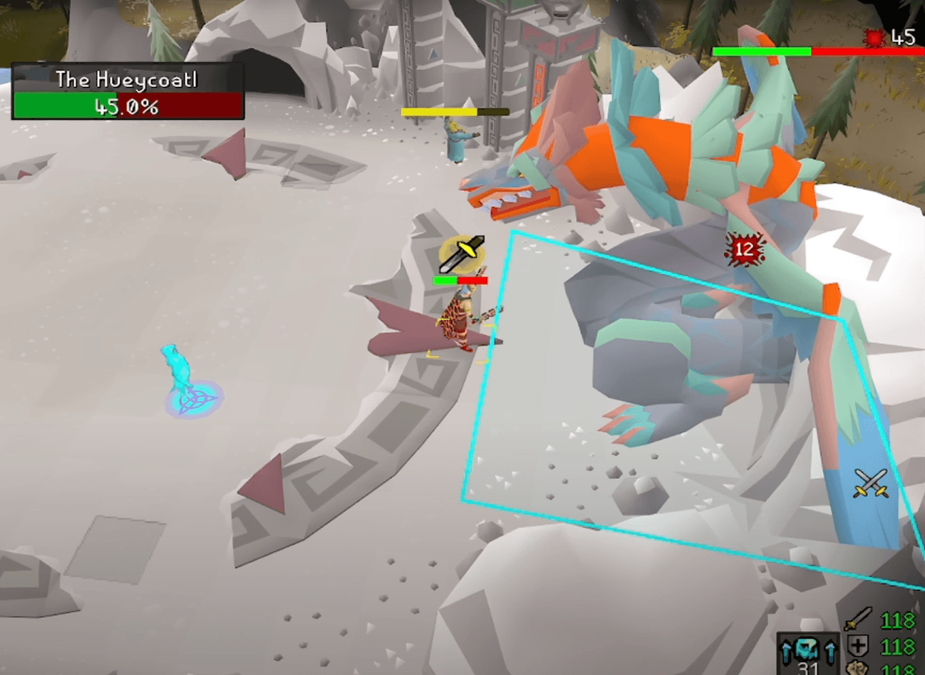 Hueycoatl final phase chaos fight