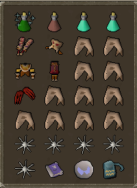 Hueycoatl inventory setup OSRS