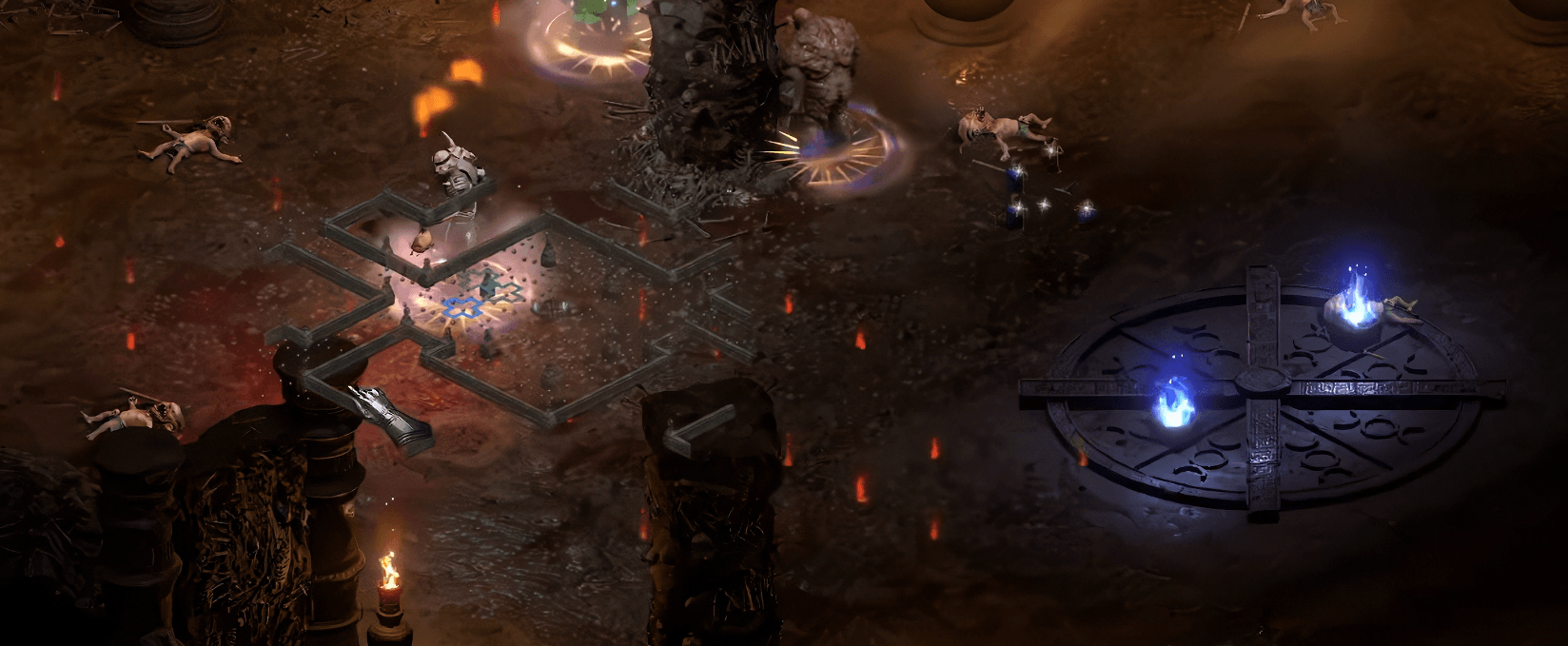 First Halls of Pain map layout