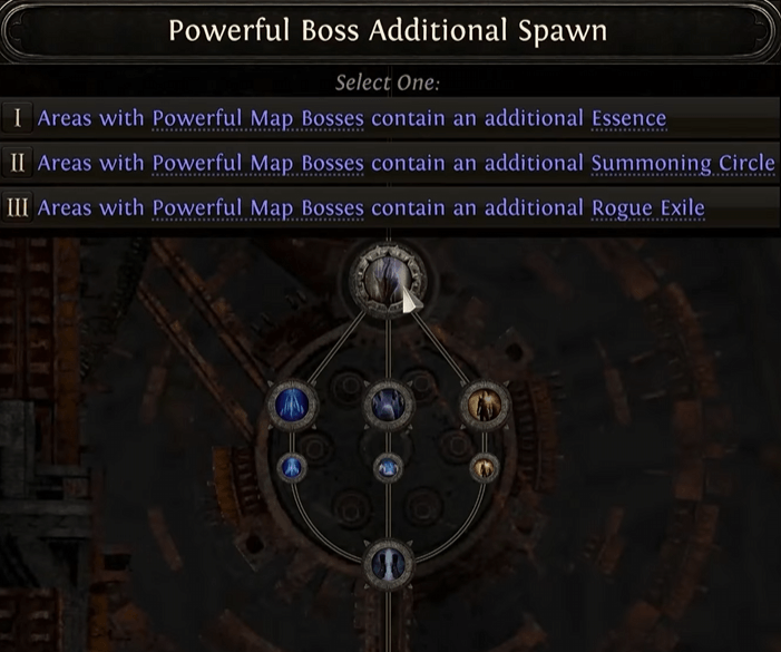 PoE 2 Atlas Passive Tree Choices