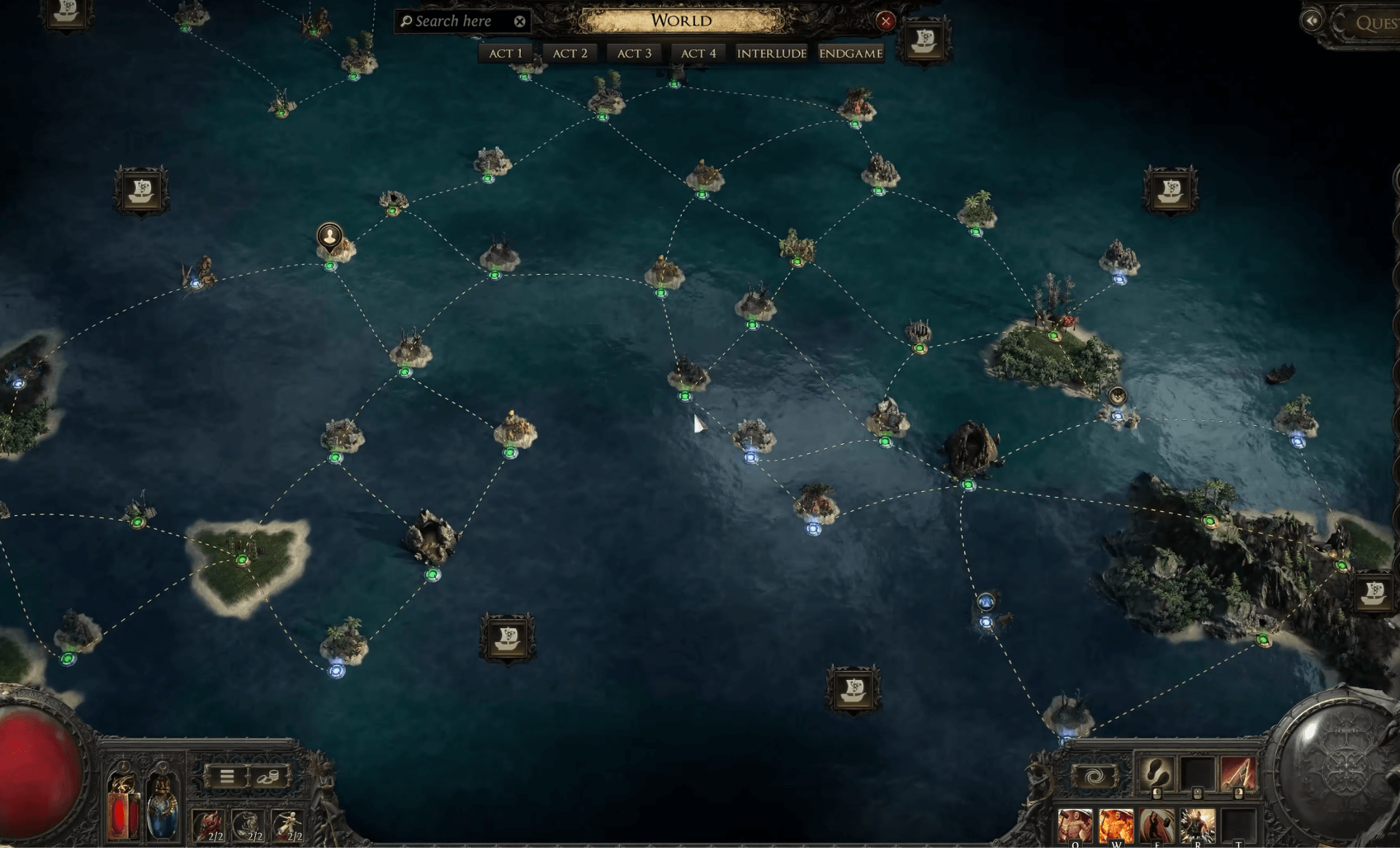 Expedition islands in PoE 2