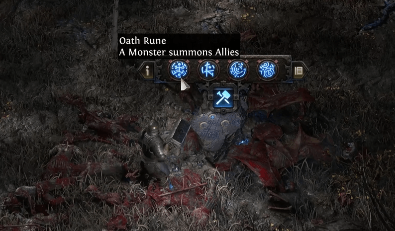 Oath Rune crafting recipe in PoE 2