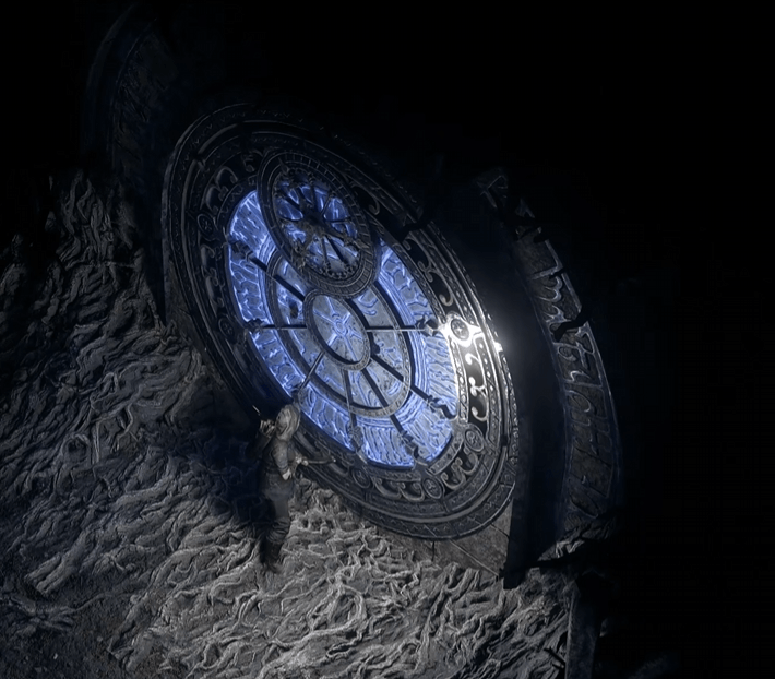 Runestones dungeon entrance in Ogham