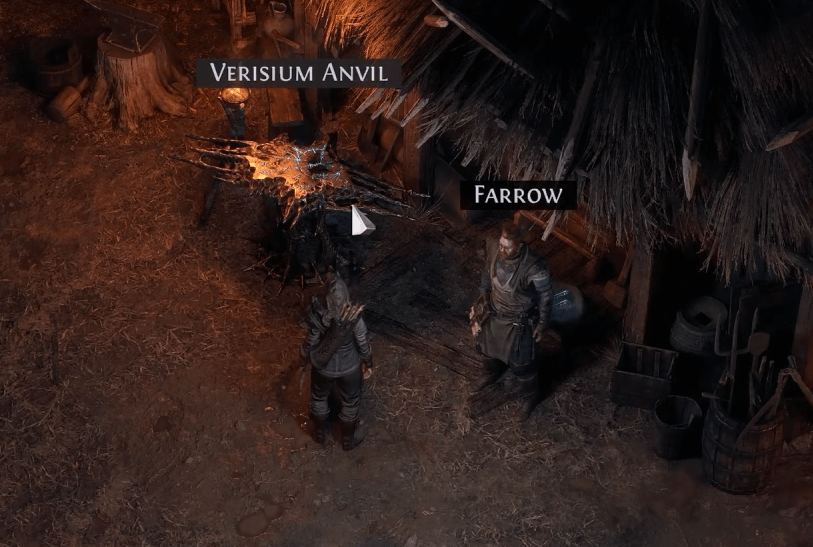 Verisium Anvil Runeforging UI in PoE 2