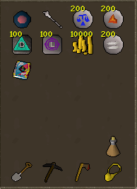 Beginner clue inventory setup