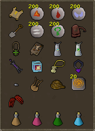 Elite clue gear setup