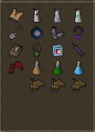 Master clue gear setup