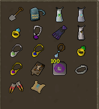 Medium clue gear setup