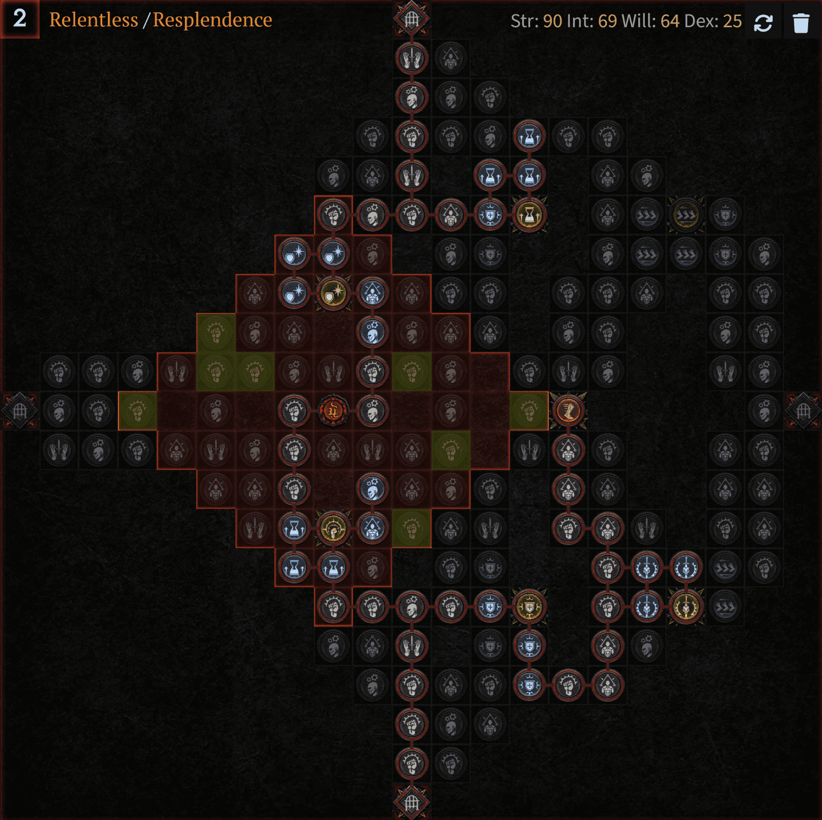 Resplendence Glyph board