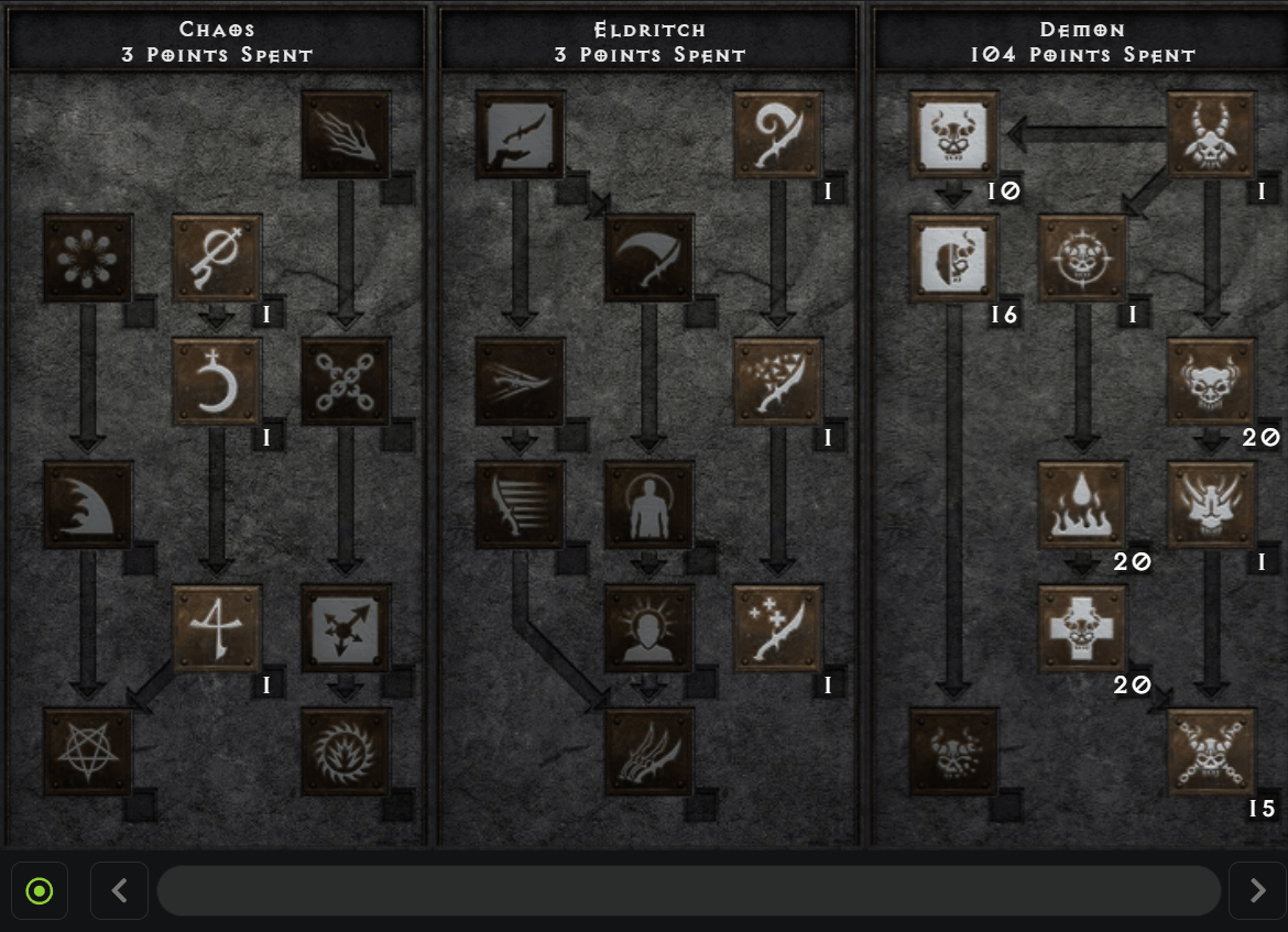 D2R Blood Boil Warlock skill setup