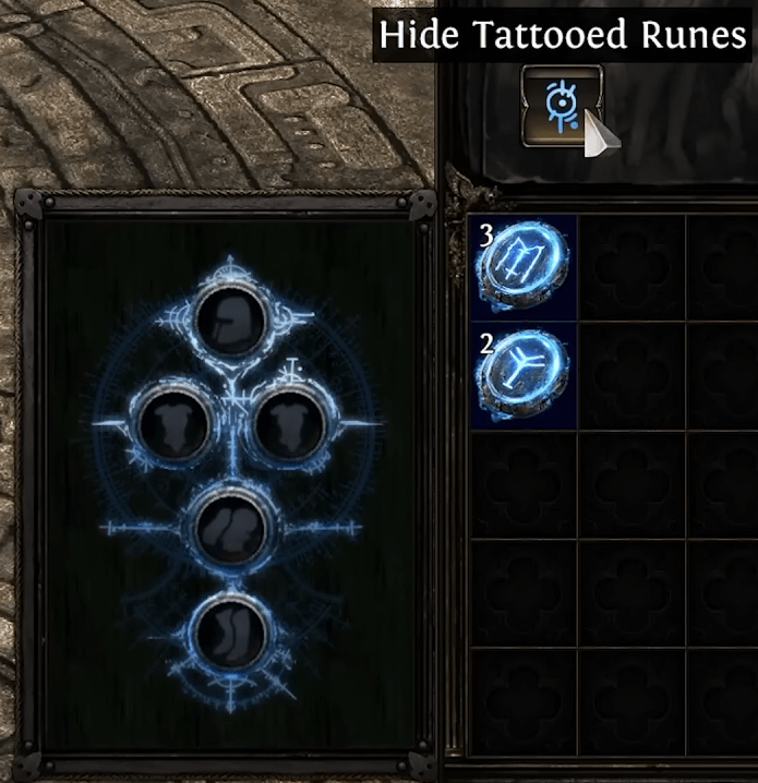 Runic Meridians rune sockets