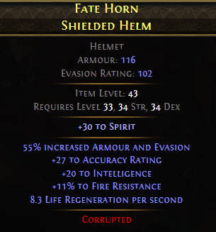 corrupted helmet spirit