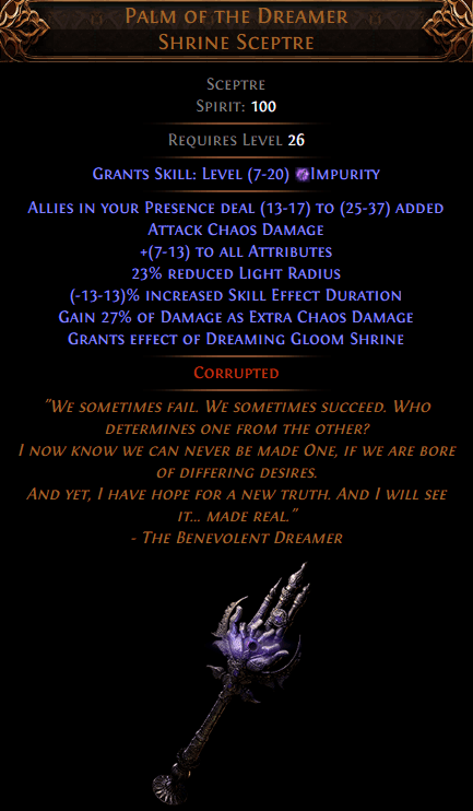 palm of the dreamer