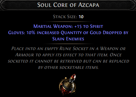 soul core of azcapa