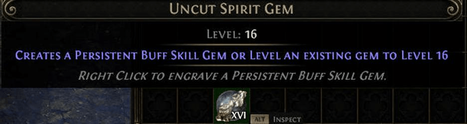 uncut spirit gem