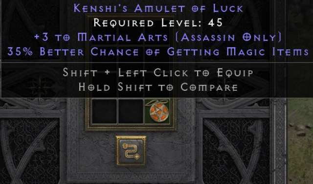 D2R crafted item