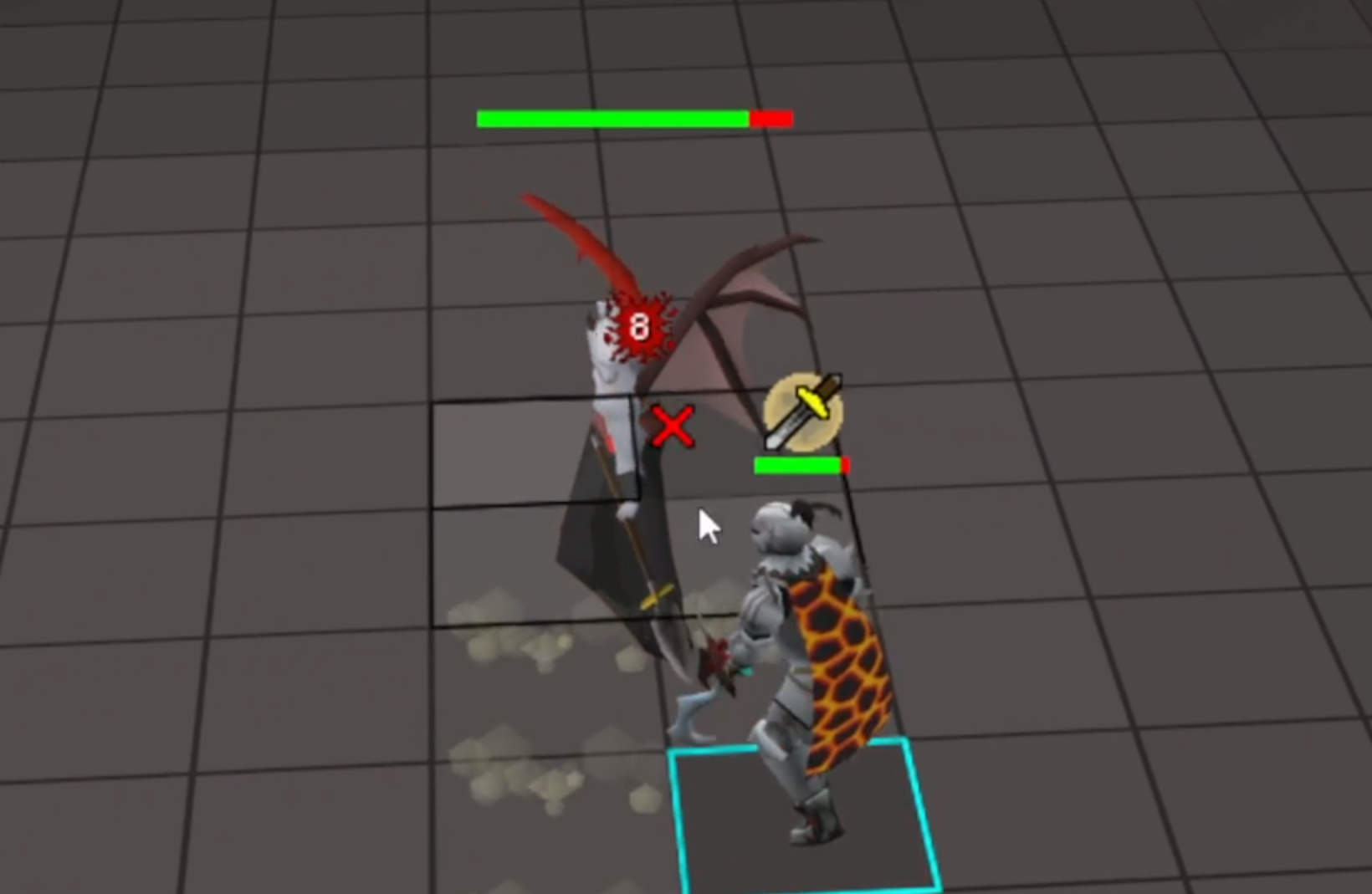 OSRS Lord Drakan dodge tiles