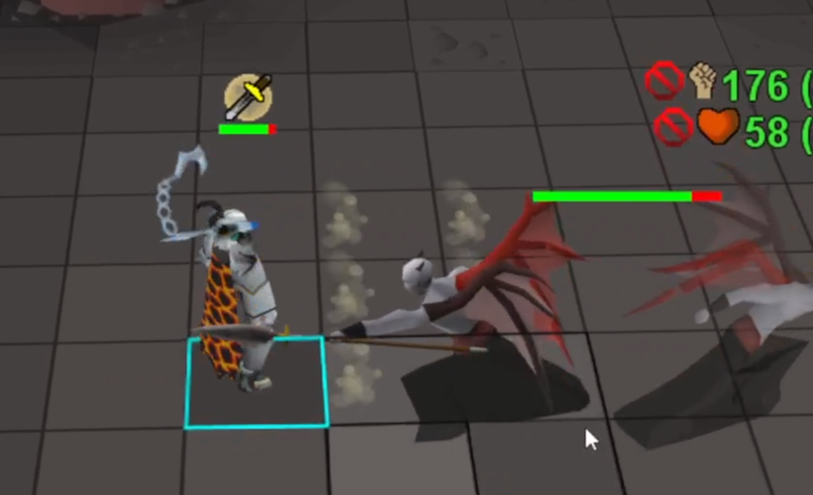 OSRS Lord Drakan side dodge