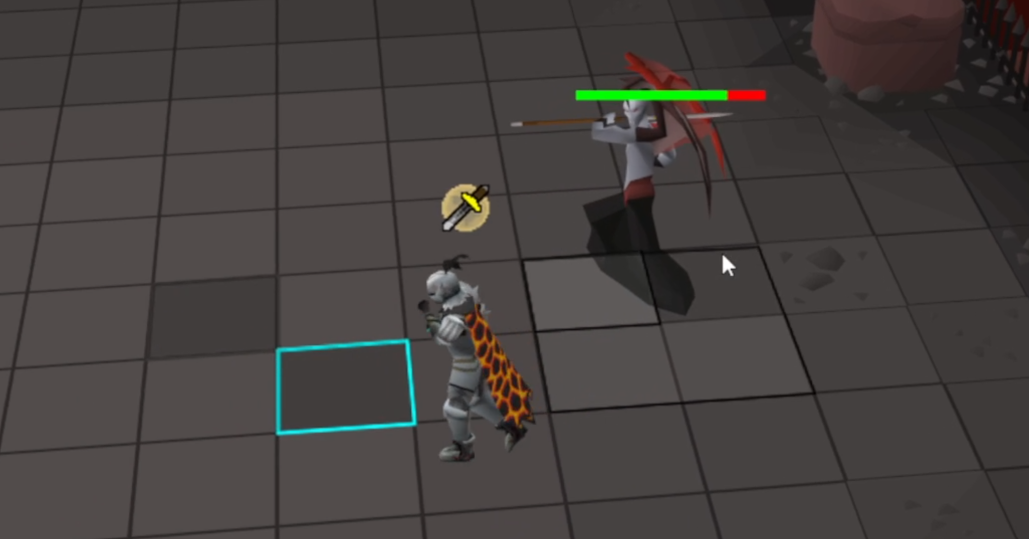 OSRS Lord Drakan cleave swing